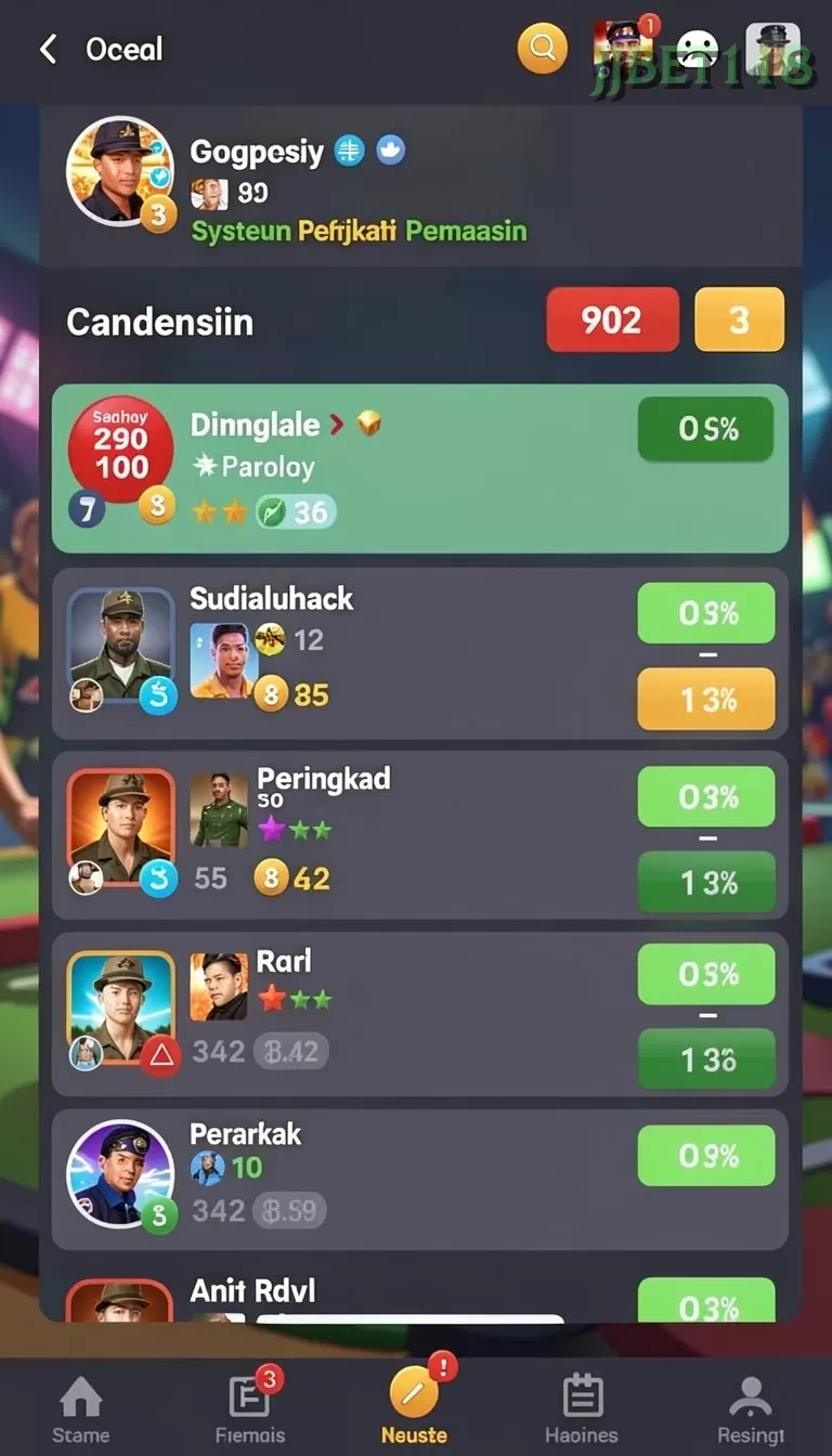 Cuplikan layar JURAGAN4D — menu navigasi